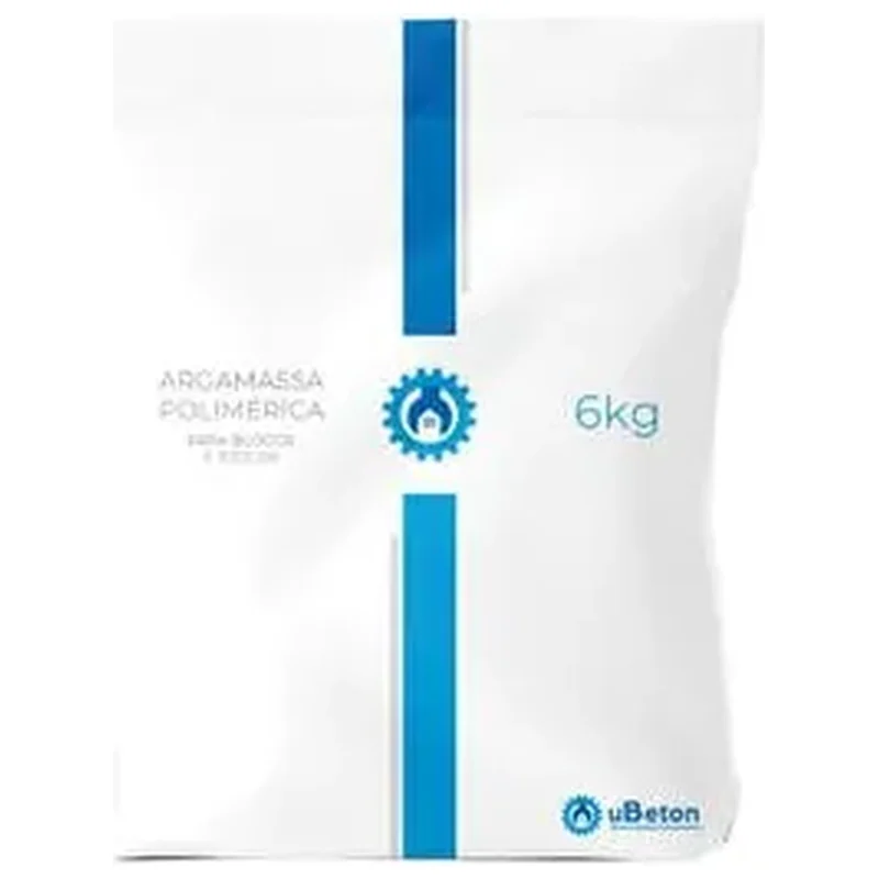 Argamassa Polimérica Cola Bloco/tijolo - Saco 6 Kg - Caixa 5 - Ubeton