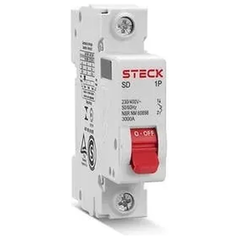 Disjuntor Monopolar 20a Curva B Sdd61b20 Steck - Steck