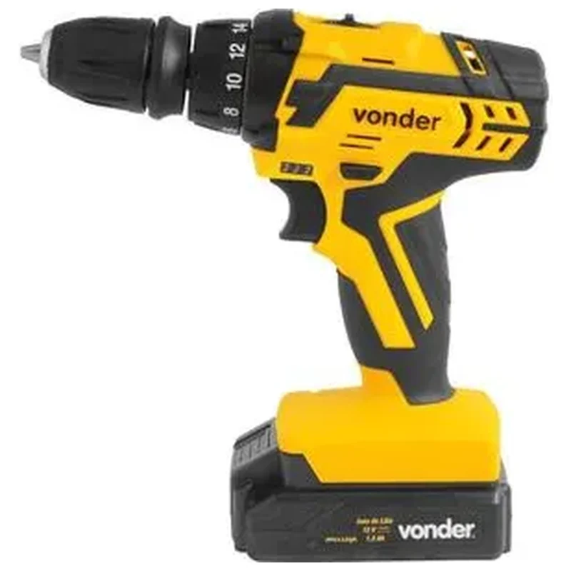 Furadeira e Parafusadeira À Bateria Vonder 12v Pfv112qr Biv - Vonder