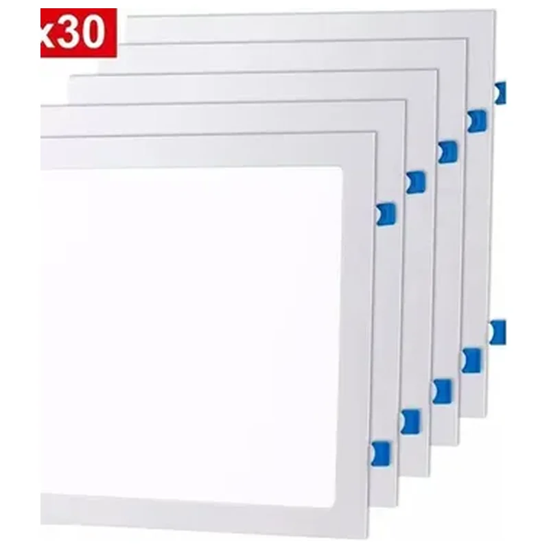 Kit 10 Painel Plafon Embutir Quadrado 25w 24w Luminária Led 6 - Avant