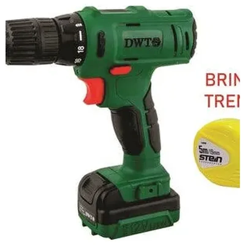 Furadeira e Parafusadeira A Bateria Lítio 3/8' 12v Bivolt Pfd - Dwt
