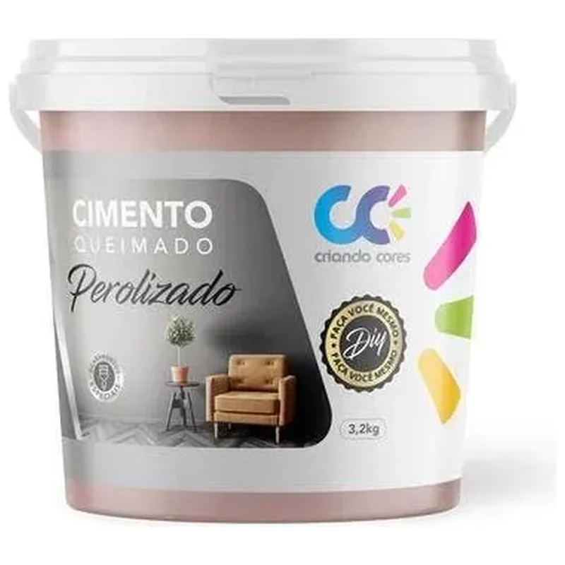 Tinta Cimento Queimado Perolizado 3,2kg Pétala - Petala