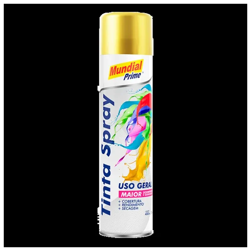 Tinta Spray 400ml Dourado - Dourado