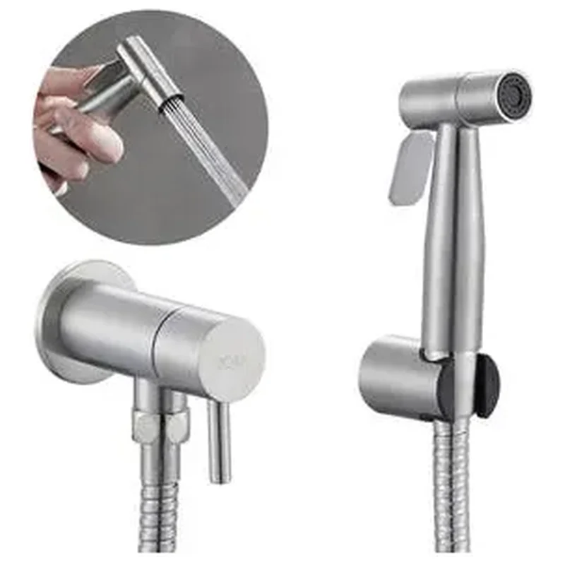 Ducha Higiênica Aço Inox Escovado com Registro Nox15 Doan - Doan