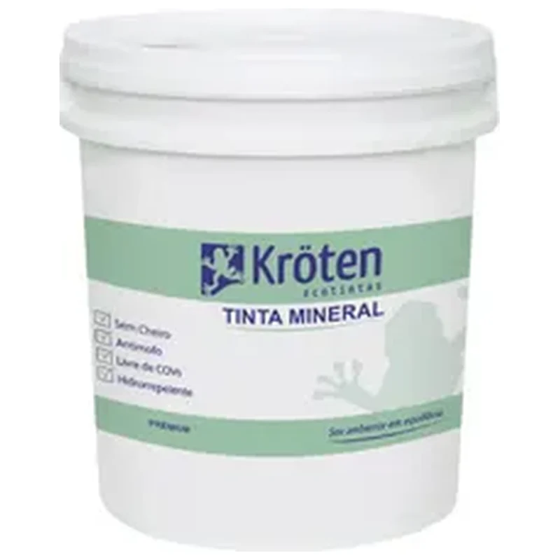 Tinta Mineral Ecossílica Premium 18L Branca - Kröten Ecotintas