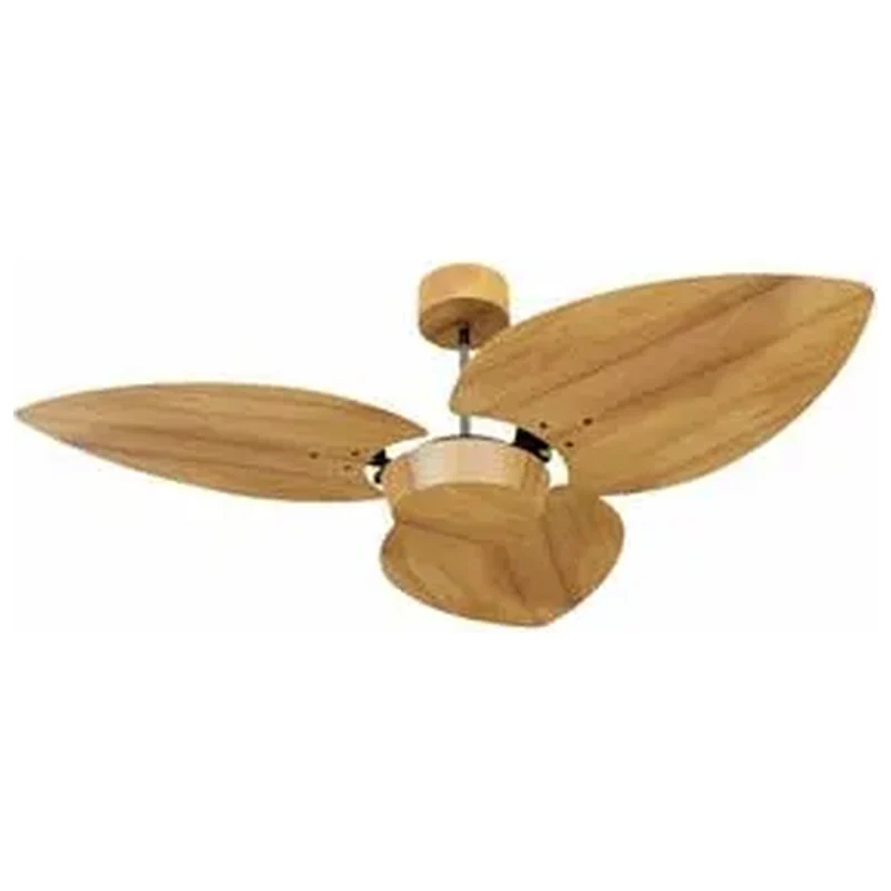Ventilador De Teto Natuvent Dahlia No Light 3 Pás Madeira Tec - Pas