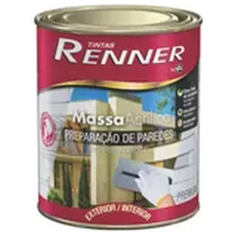 Massa Acrílica Branca Renner Peso:1,25 Kg - Renner