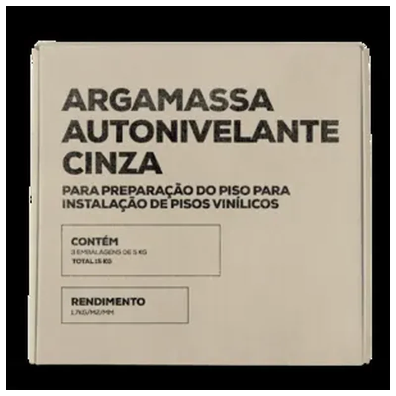 Argamassa Autonivelante Cinza Resistente Seca Rápido E Fácil - Argapoli