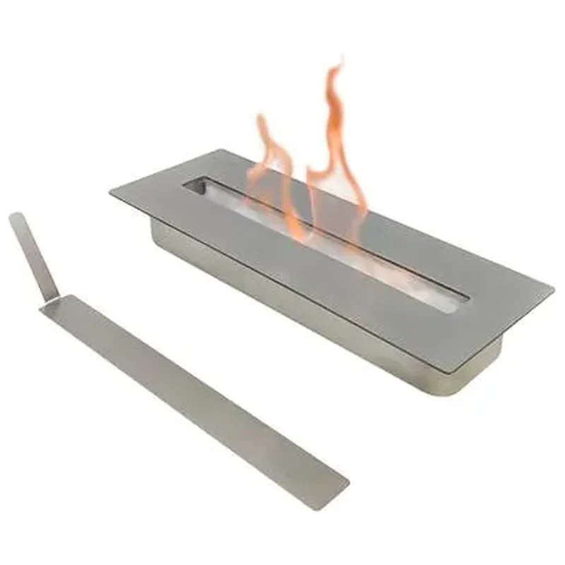 Queimador Lareira Ecológica Oq 45 45 Cm Inox - Inox