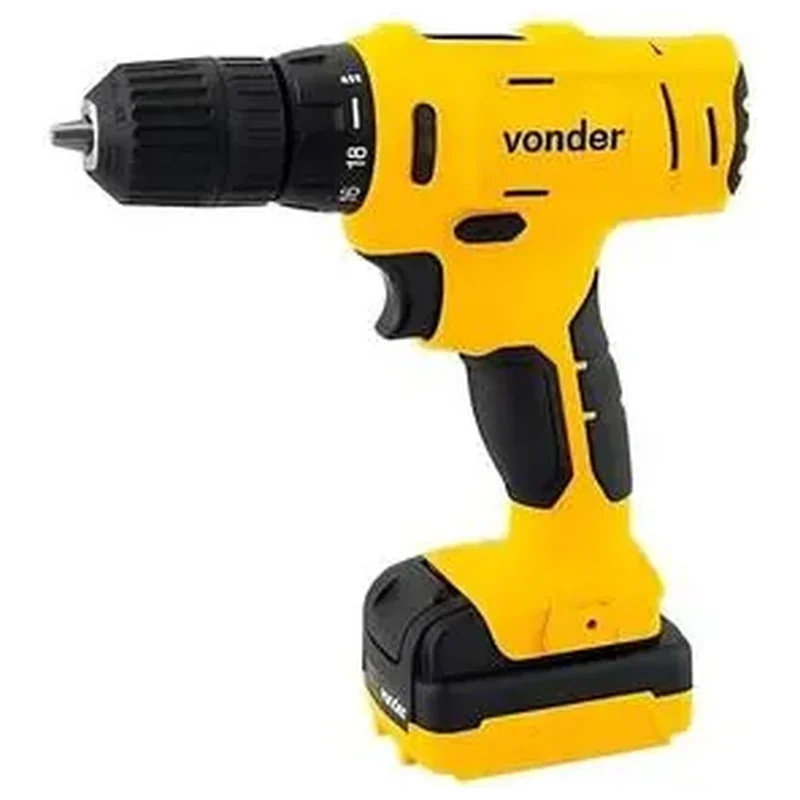 Parafusadeira Furadeira Vonder Doméstico Pfv 120 Com Maleta B - Vonder