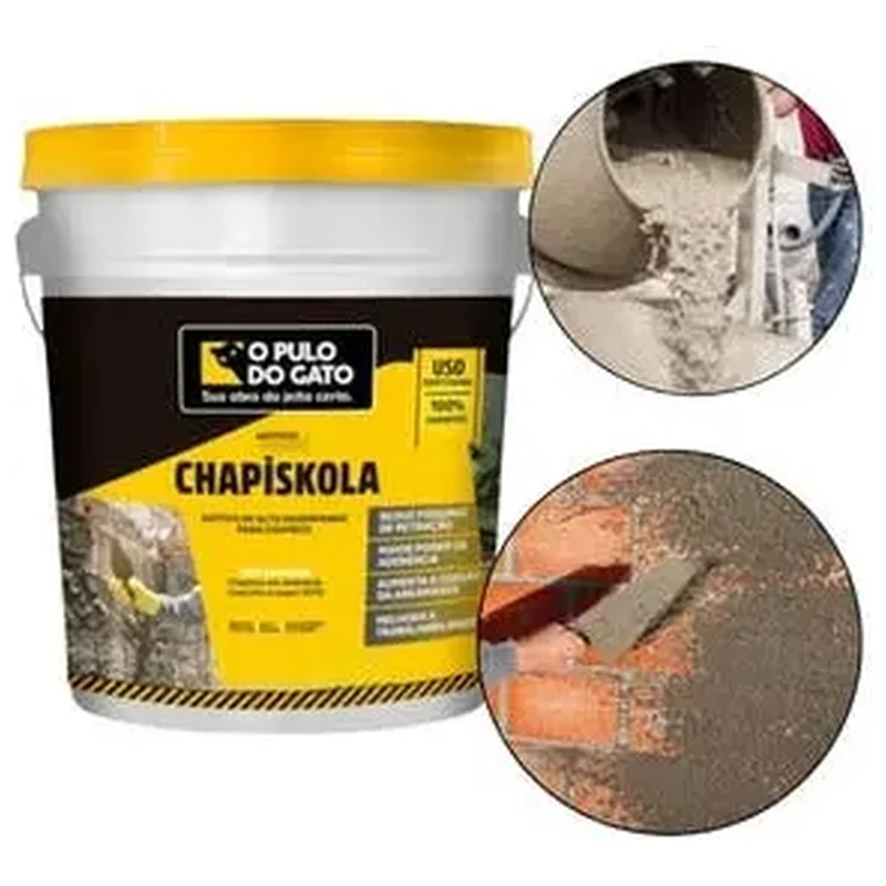 Aditivo Para Chapisco Chapiskola Flex 3,6kg - Pulo Do Gato - Gato