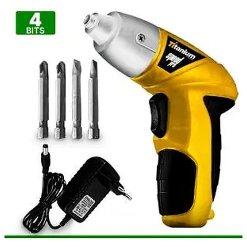 Parafusadeira E Chave De Fenda A Bateria Com Carregador Usb B - Pro