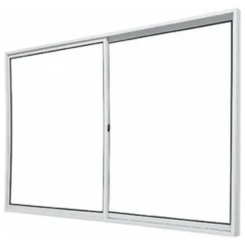 Vitrô 2 Folhas De Correr Aluminio Branco 1,00x1,20 - Correr