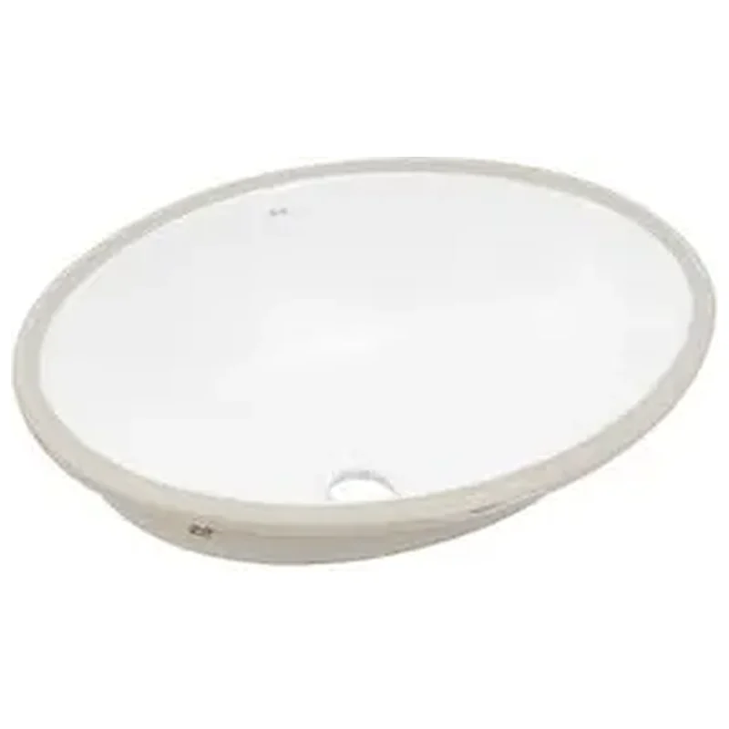 Cuba para Banheiro de Embutir Louça Oval Gelo L 37 17 Deca - Deca