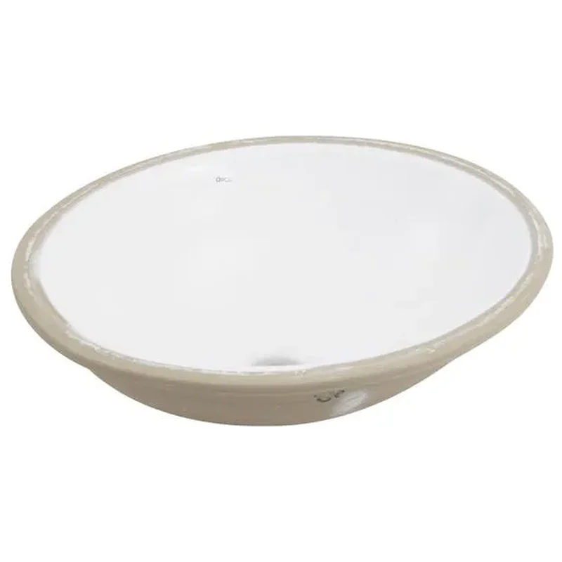 Cuba para Banheiro de Embutir Louça Oval Gelo L 59 17 Deca - Deca