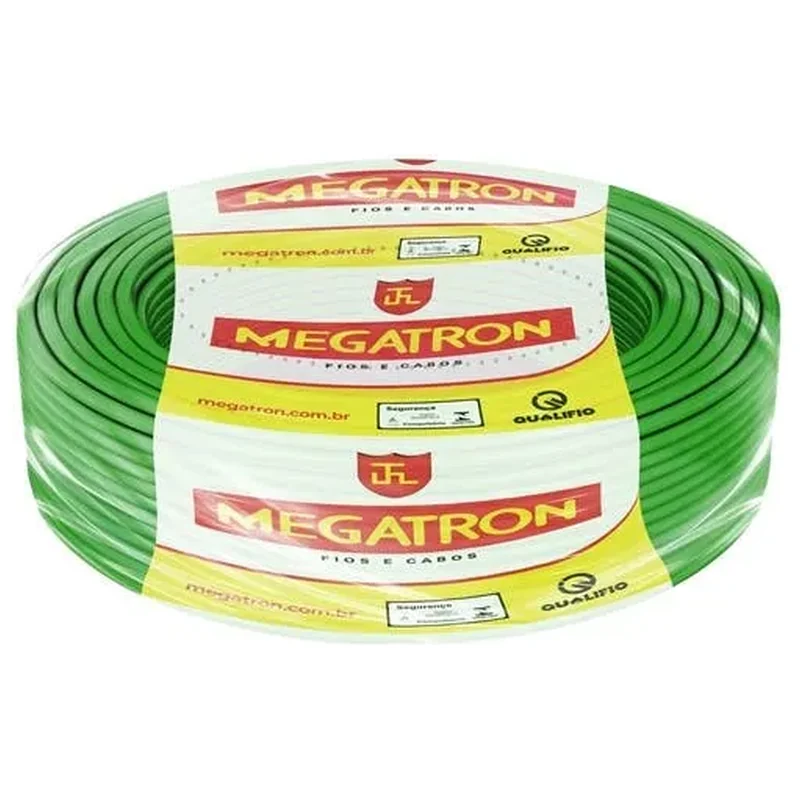 Cabo Flexível 2,5mm 100m Verde 750V Megatron - Megatron