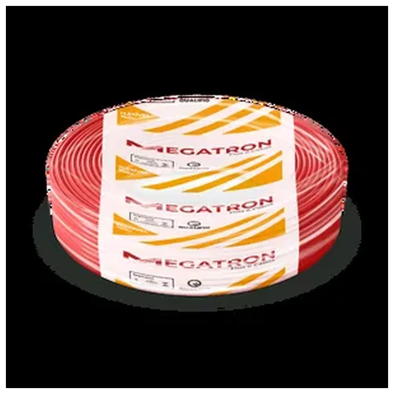 Cabo Flexível 4mm 100m Vermelho 750V Megatron - Megatron