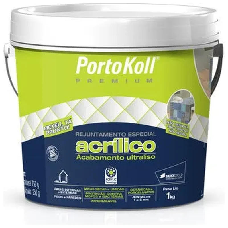 Rejunte Acrílico Areia 1 Kg Portokoll - Portokoll