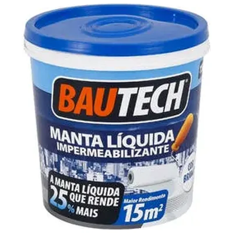 Manta Líquida Impermeabilizante Bautech 15kg Branco - Bautech