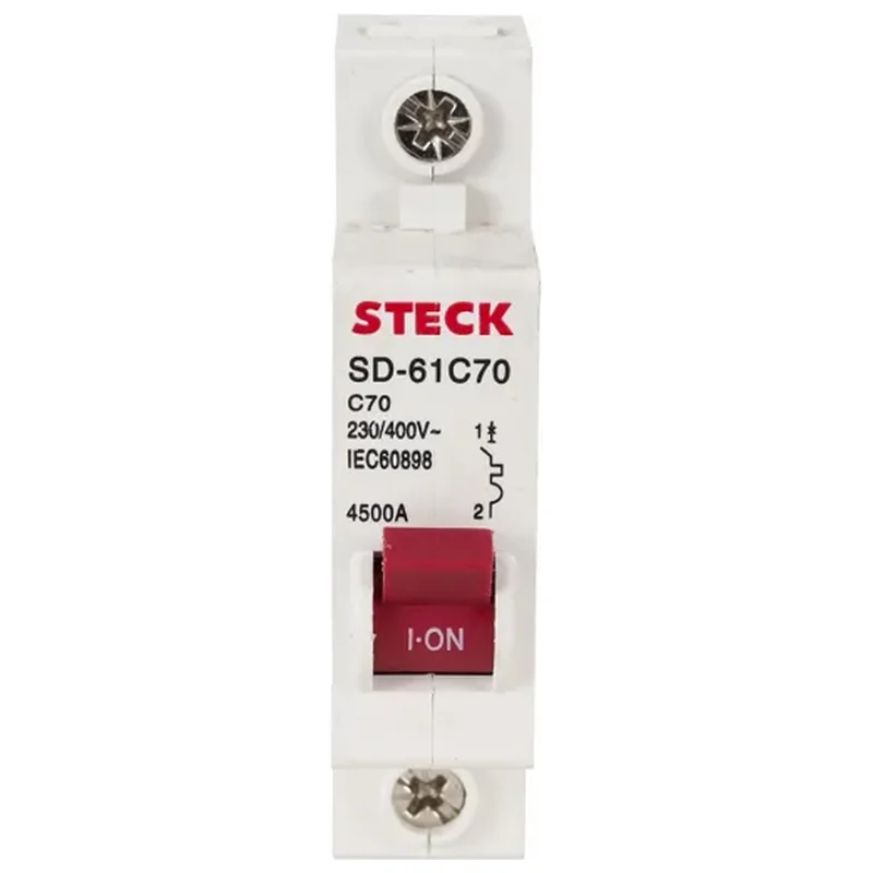 Disjuntor Din Monopolar Curva B 70A Steck - Steck