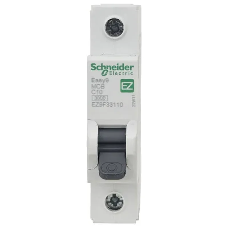 Disjuntor Din Monopolar EASY9 1P 10A Curva C 3000A Schneider - Schneider