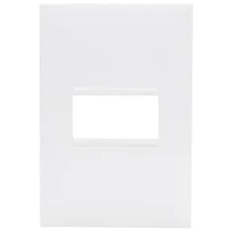 Placa 1 POSTO 4X2 Branco Pial Plus+ - Pial