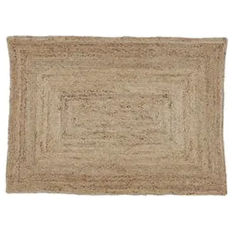 Tapete Juta Retangular 1,2x1,7m Inspire Liso Bege - Inspire