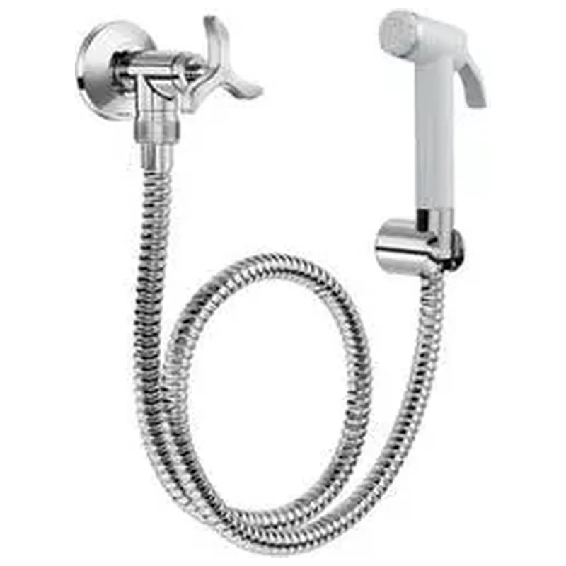 Ducha Higiênica 1,2m Cromada e Branca New Pertutti Docol - Docol