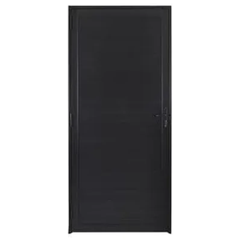 Porta de Giro 2,14x0,96m Alumínio Preto Isoxa - Isoxa