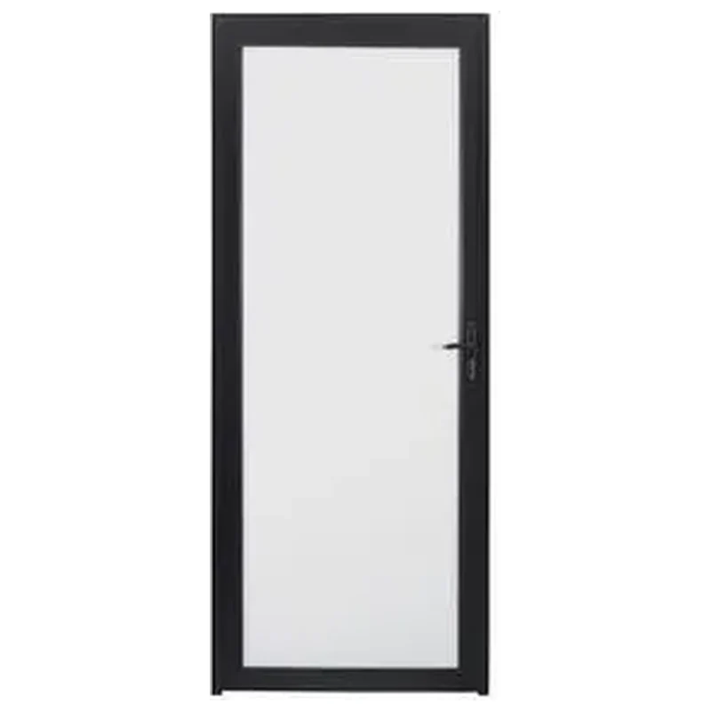 Porta de Giro 2,14x0,86m Alumínio Preto Isoxa - Isoxa