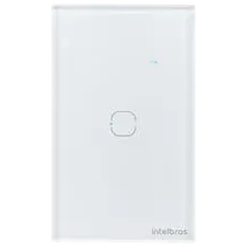 Interruptor Touch Smart Wi-Fi 1 Tecla Branco Intelbras Izy - Intelbras