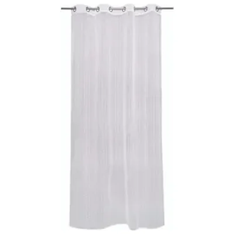 Cortina Livia Inspire Ilhós 1 Folha 1,40x2,80m Branco - Inspire