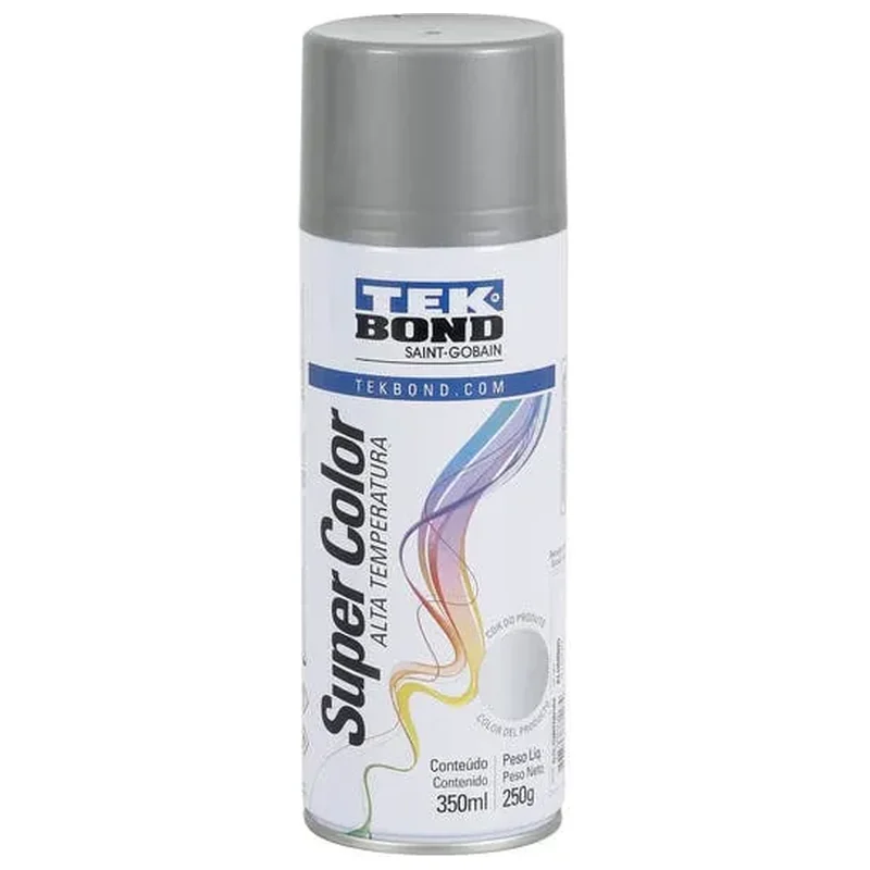 Spray Alumínio Alta Temperatura 350mL - Temperatura