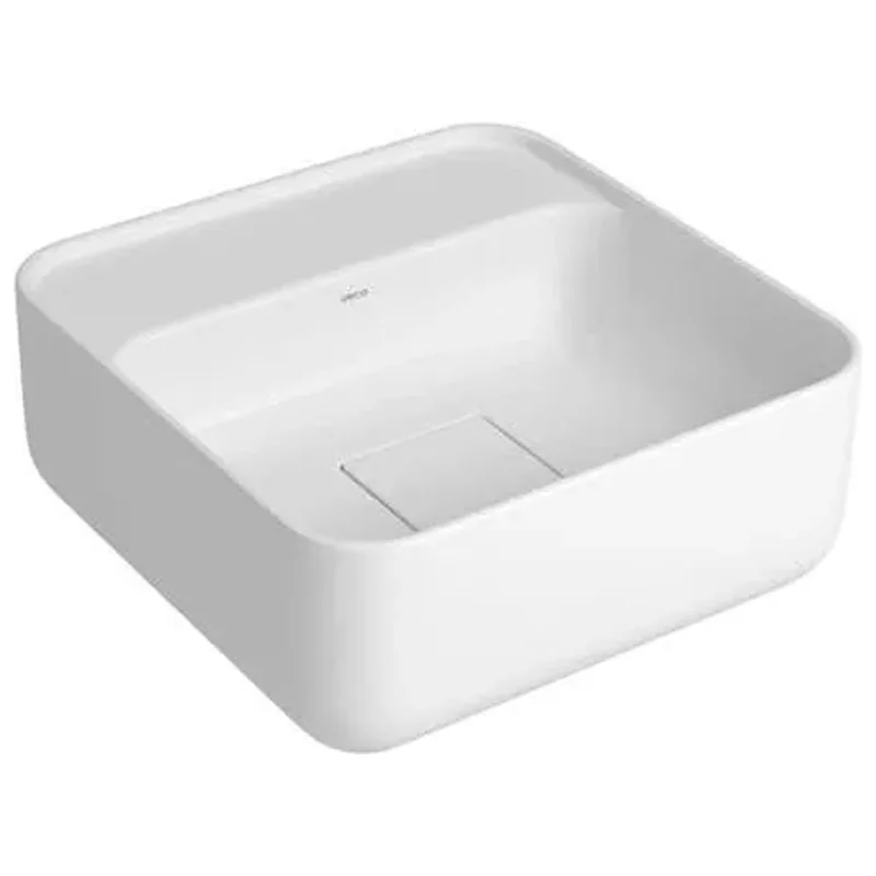 Cuba para Banheiro de Apoio Louça Quadrada Branco Slim Deca - Deca