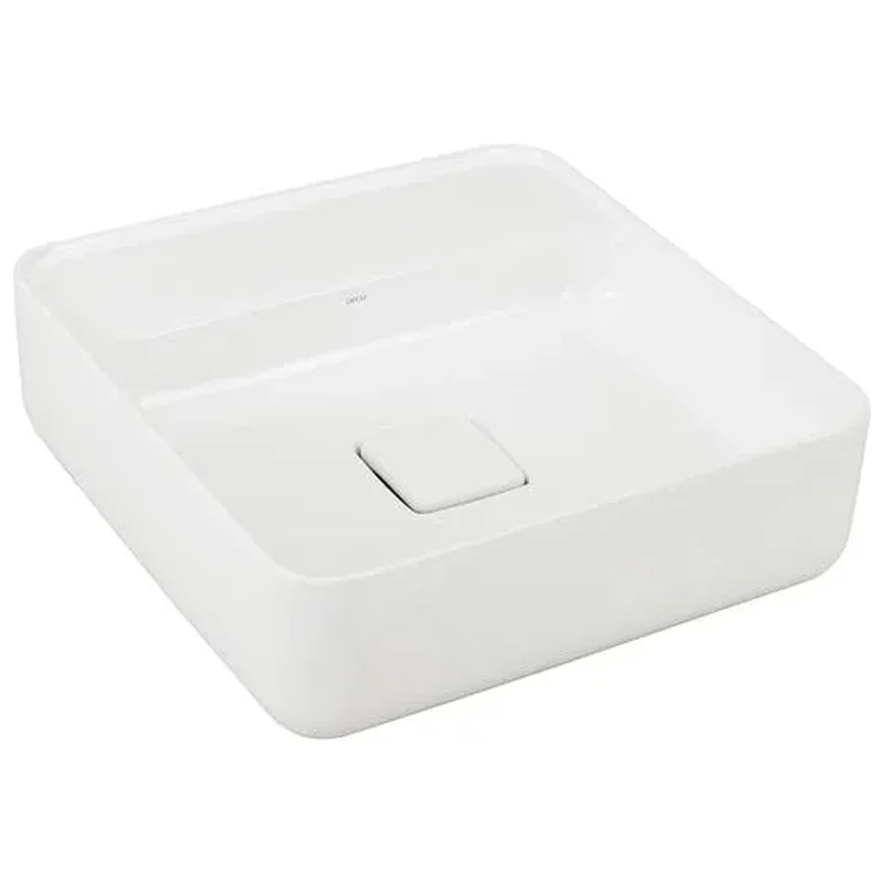 Cuba para Banheiro de Apoio Louça Quadrada Branco Slim Deca - Deca