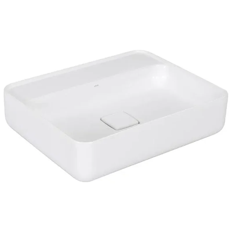 Cuba para Banheiro de Apoio Louça Retangular Branco Slim Deca - Deca