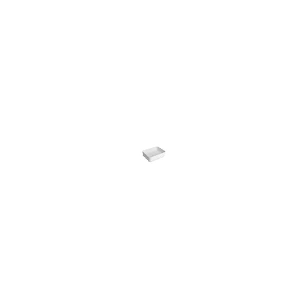 Cuba para Banheiro de Apoio Louça Retangular Branco Slim Deca - Deca