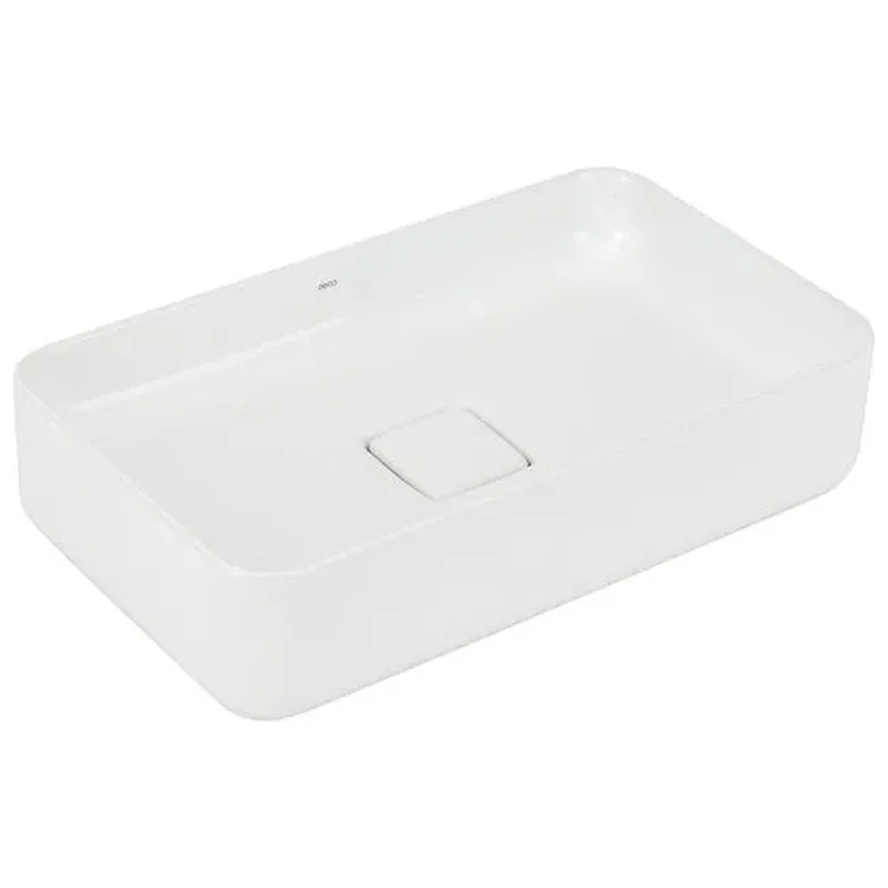Cuba para Banheiro de Apoio Louça Retangular Branco Slim Deca - Deca