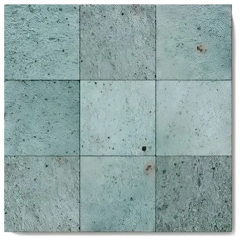Pedra Hijau Lisa HU10X 10x10cm Glass Mosaic - Mosaic