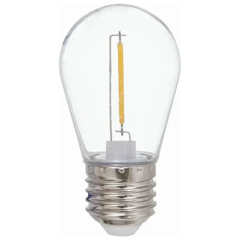 Lâmpada de LED Filamento E27 Bulbo 1W 50lm Amarela - Lexman