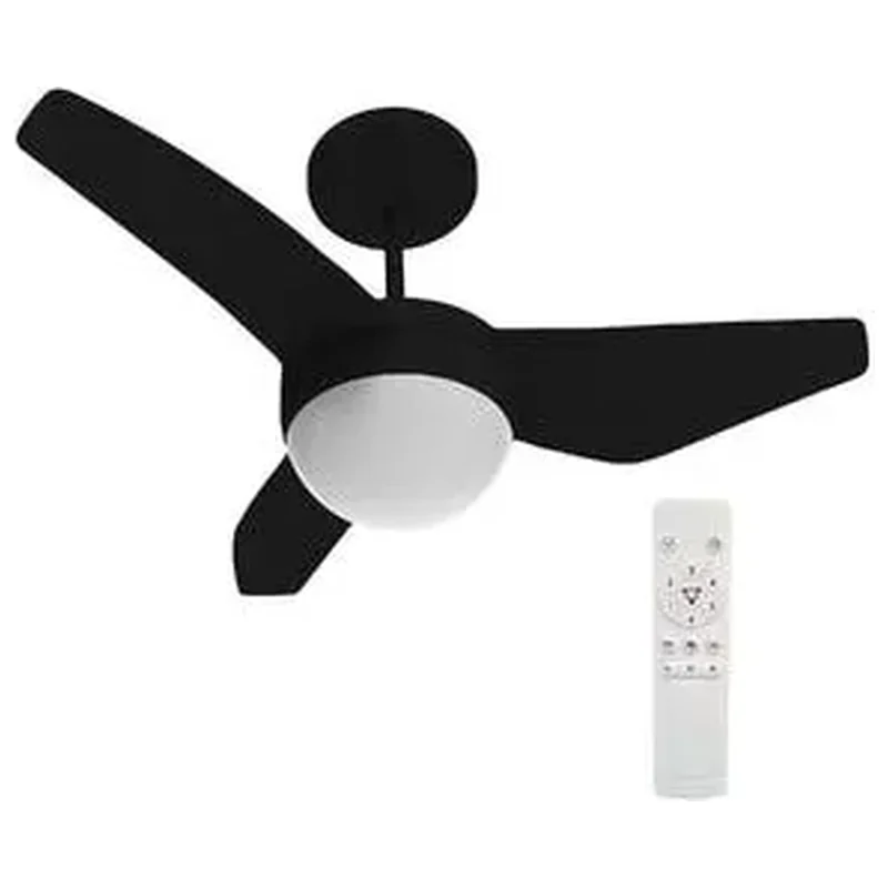 Ventilador de Teto com Controle Remoto Inspire Nano Eco Preto - Inspire