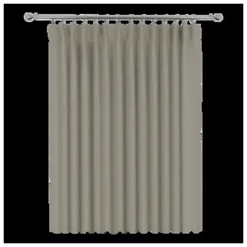 Cortina Lenaya Inspire 1 Folha 2,80x2,0m Bege - Inspire