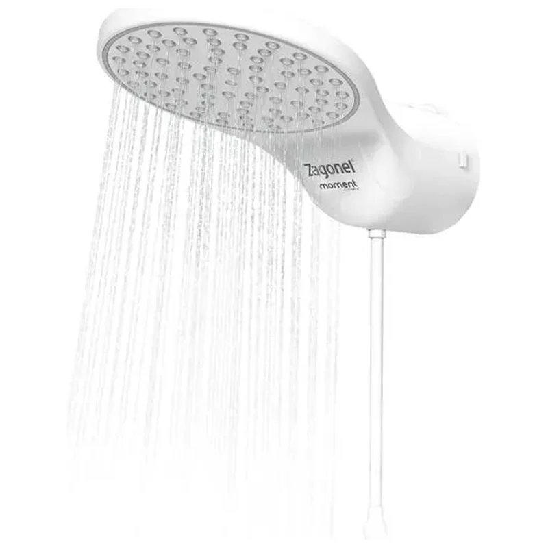 Chuveiro Elétrico Eletrônico 110V Branco Moment Zagonel - Zagonel