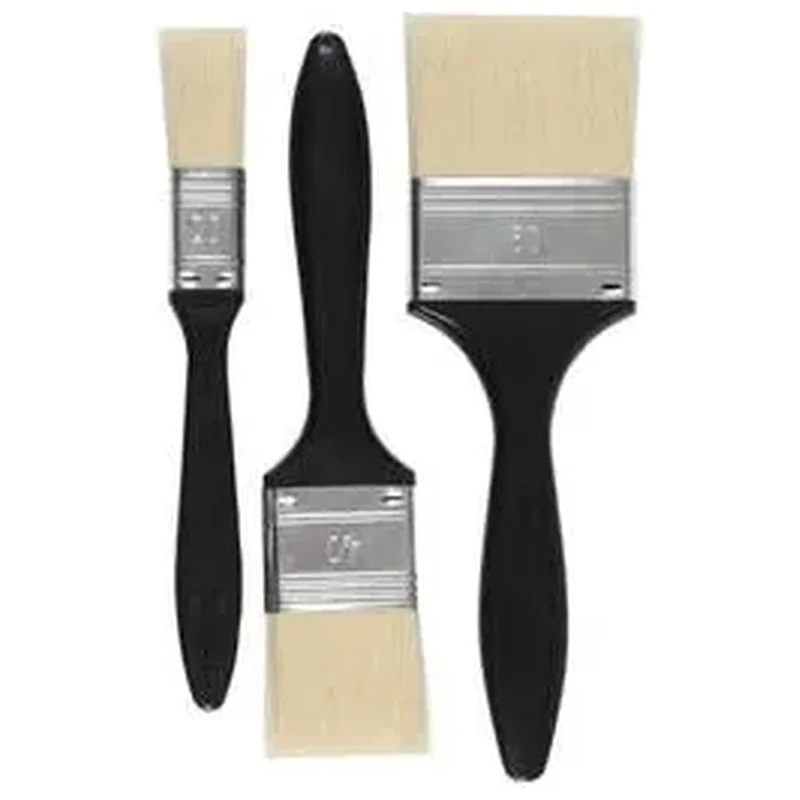 Kit Pincel para Tinta Acrílica 20/40/60mm Preto 3 Unidades - Constrular