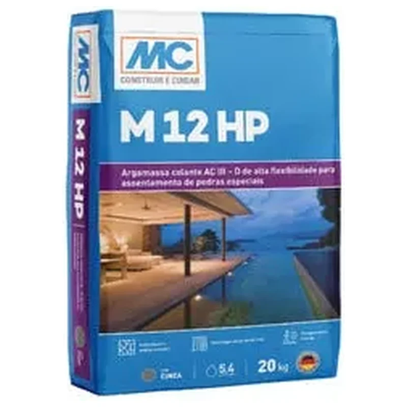 Argamassa ACIII-D Interno e Externo 20kg Ultra Flexível M12 HP - MC Bauchemie
