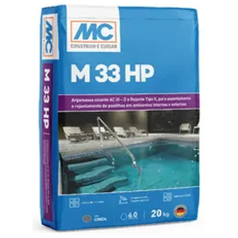 Argamassa ACIII-D Interno e Externo 20kg Flexível M33 HP - MC Bauchemie