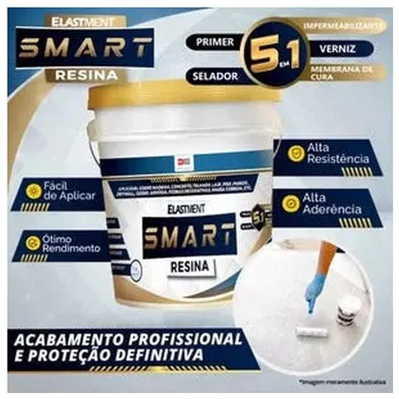 Resina Impermeabilizante Drylevis Elastment Smart 250ml - Drylevis